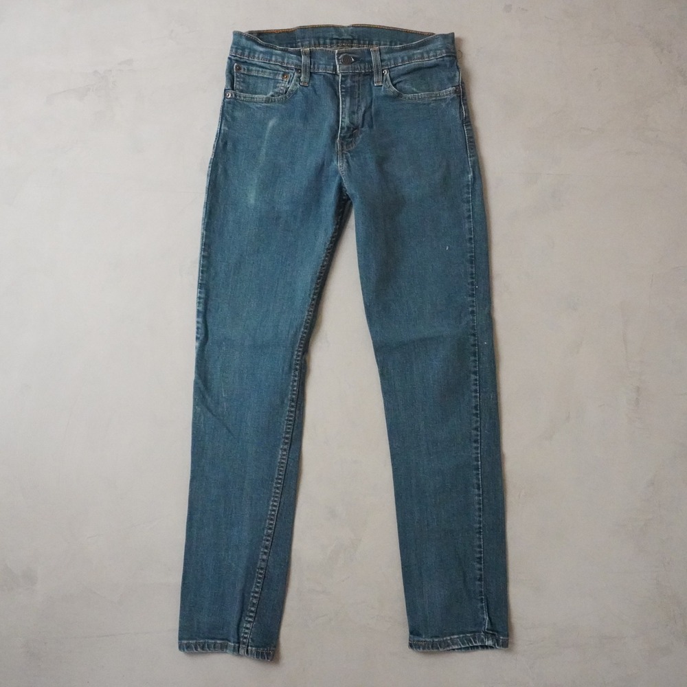 Levis 511 Slim Fit Jeans 31x32 Mens Blue Denim Stretch Medium Wash